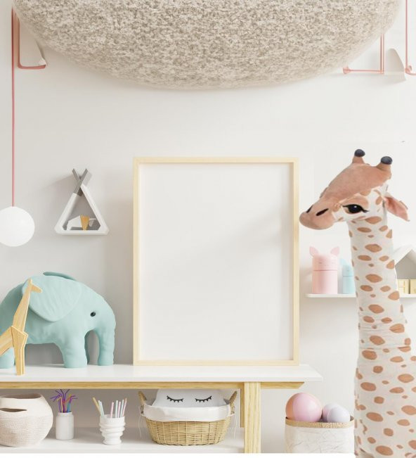 Peluş Zürafa, Uyku ve Oyun Arkadaşı-100 cm ( 100 Yerli) - 3