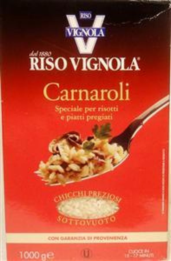 RİSO PASİNİ CARNAROLİ PİRİNÇ 1 KG X 12 Adet - 1 Koli