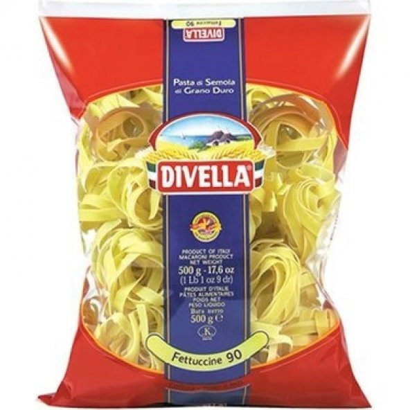 DİVELLA FETTUCHİNE 500 GR X 12 Adet - 1 Koli