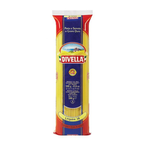 DİVELLA LİNGUİNE 500 GR X 24 Adet - 1 Koli