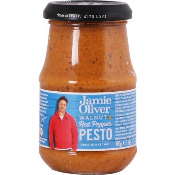 Jamie Oliver Ceviz Ve Kir.Bib.Pesto  190 Gr X 6 Adet - 1 Koli