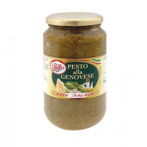 Polli Pesto Fesleğen Sosu 550 Gr.