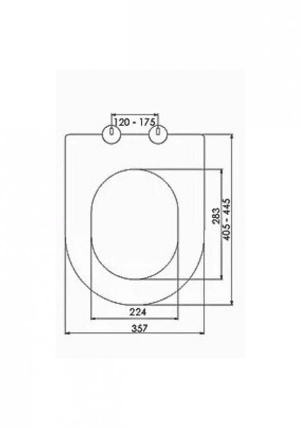 Nkp Yavaş Kapanan Klozet Kapağı Grande Thermoplast 0347 - 3