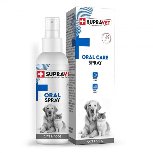 Supravet Oral Care Kedi ve Köpek Ağız Bakım Spreyi 100 ML