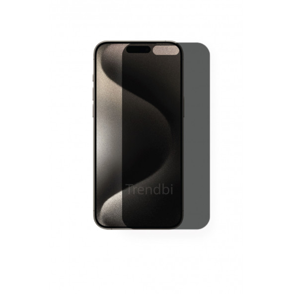 iPhone 15 Pro Max Mat Hayalet Ekran Koruyucu Yandan Görünmeyen Film ürün görseli