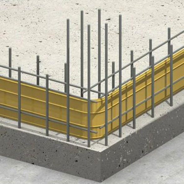 25 Metre Teknomer Pvc Su Tutucu Bant Su Yalıtımı İnşaat Perde Temel Arasına Yalıtım Bandı 25 Metre - 4