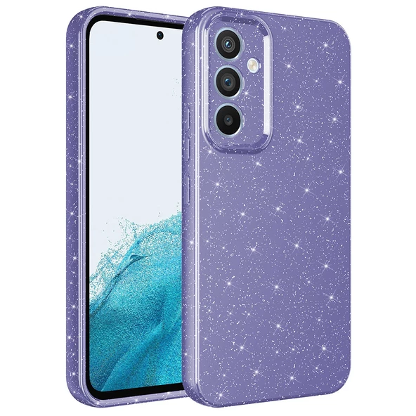 Gpack Samsung Galaxy A14 Kılıf Koton Simli Silikon Arka Kapak Kamera Korumalı - 2