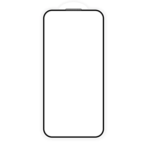 Gpack Apple iPhone 15 Plus Ahize Korumalı Full Kapatan Cam Ekran Koruyucu - 3