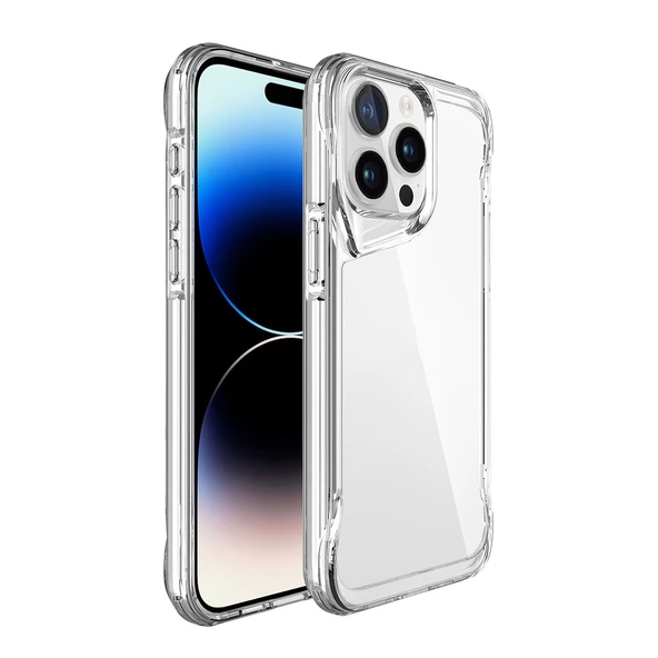 Vendas iPhone 15 Pro Uyumlu (15 Pro) Door Serisi Darbe Dirençli Airbag Köşeli Shock Proof T-Max Kılıf