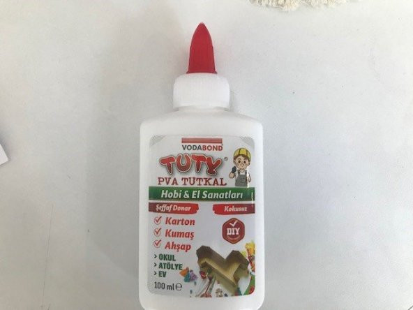 Tuty Pva Tutkal 100Ml Şeffaf Kokusuz/Tuty