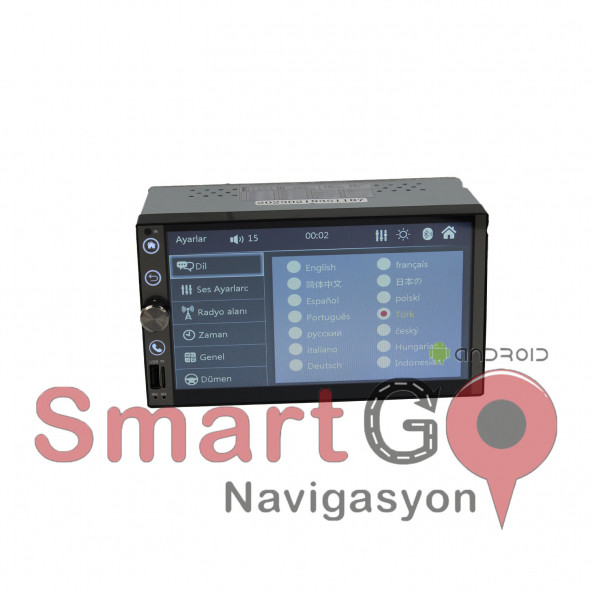 UNIVERSAL MP5 7'' CARPLAY DOUBLE - Resim 3