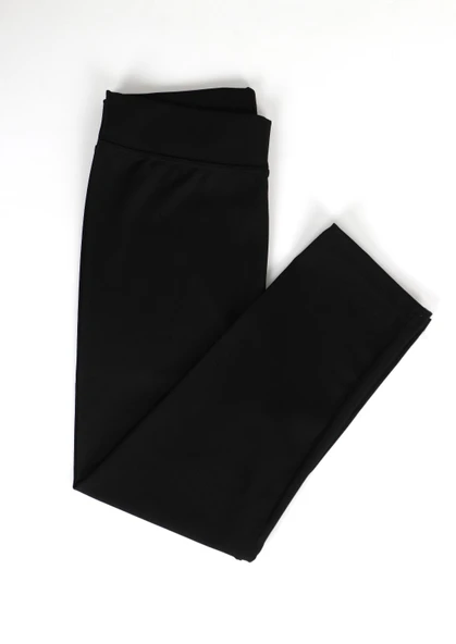 Kadın Dizaltı Tayt SİYAH ürün görseli 1