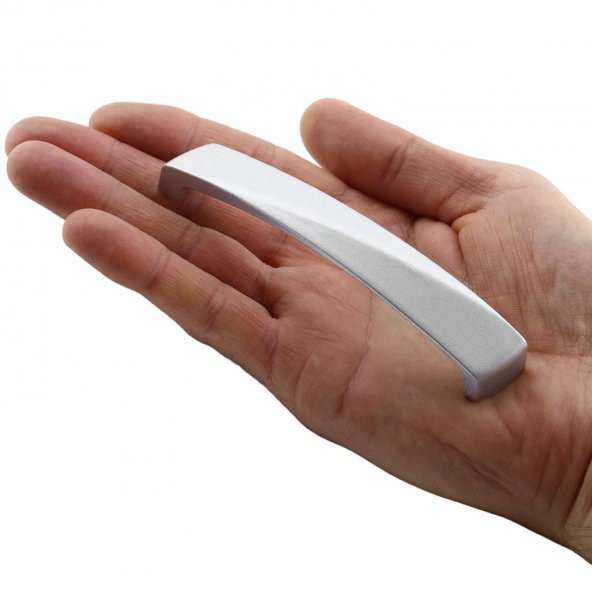 Mobilya Mutfak Çekmece Dolap Kapak Kulpu Kulbu 96 mm Mat Krom Kulp - 3