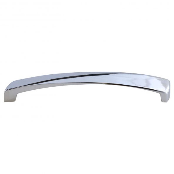 Mobilya Mutfak Dolabı  Banyo Çekmece Dolap Kapak Kulpu Kulbu Krom 128 mm Metal Kulp ürün görseli