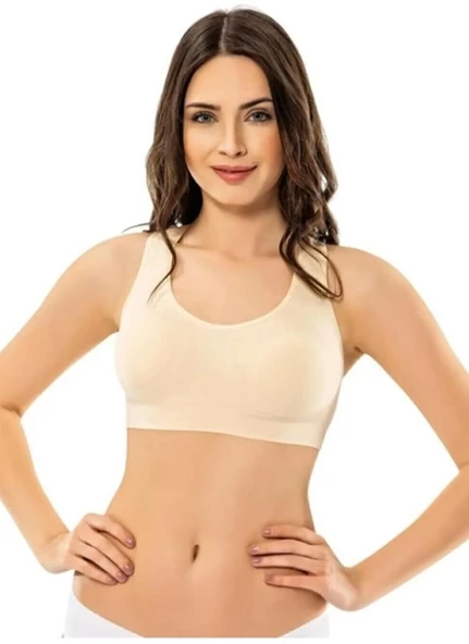 Form Angel 5322 Bayan Kalın Askılı Sporcu Pedli Büstiyer - 3