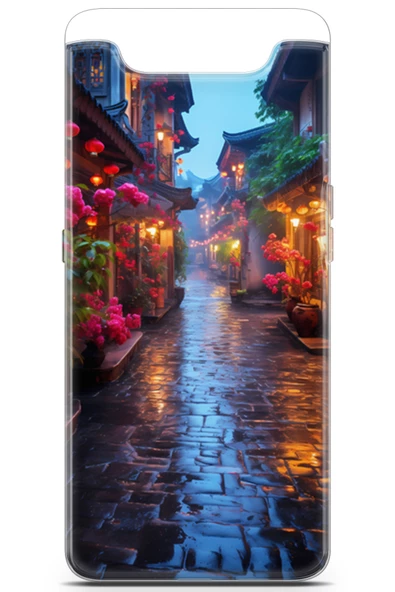 Samsung Galaxy A80 Kılıf Seri Fresh 2 Rüya Sokak Kapak - 2