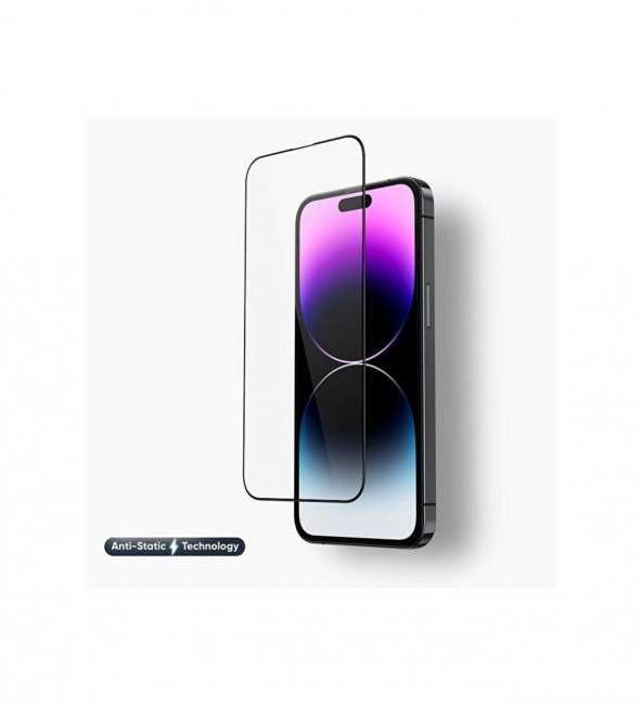 Vendas iPhone 12 Pro Max Uyumlu Anti-Statik 9D Full Cover Temperli Cam Ekran Koruyucu