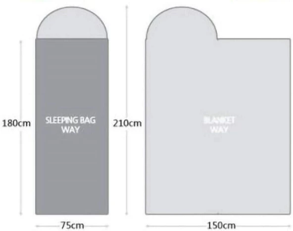 konforlu su ve soğuk geçirmez beş Derece pratik taşınabilir uyku tulumu 5 derece kamp uyku tulumu - 7