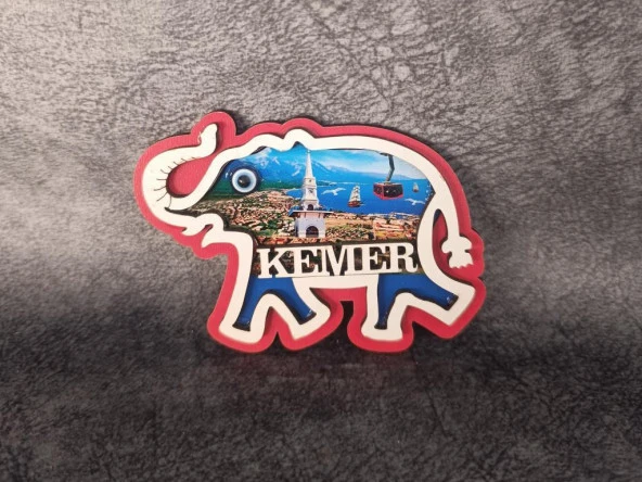 Magnet Fil Nazar Göz Kule Martı Yelken Turistik Buzdolabı Süsü Ahşap Magnet Mıknatıslı Hediyelik Eşya