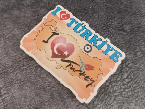 Magnet Harita Nazar Göz Turistik Buzdolabı Süsü Ahşap Magnet Mıknatıslı - Resim 2