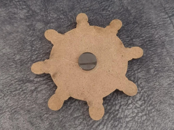 Magnet Dümen Gemi Kule Yelken Buzdolabı Süsü Ahşap Magnet Mıknatıslı - Resim 3