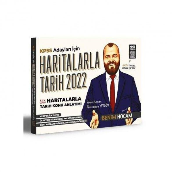 Benim Hocam Yayınları 2024 KPSS 3D Haritalarla Tarih Konu Anlatımlı