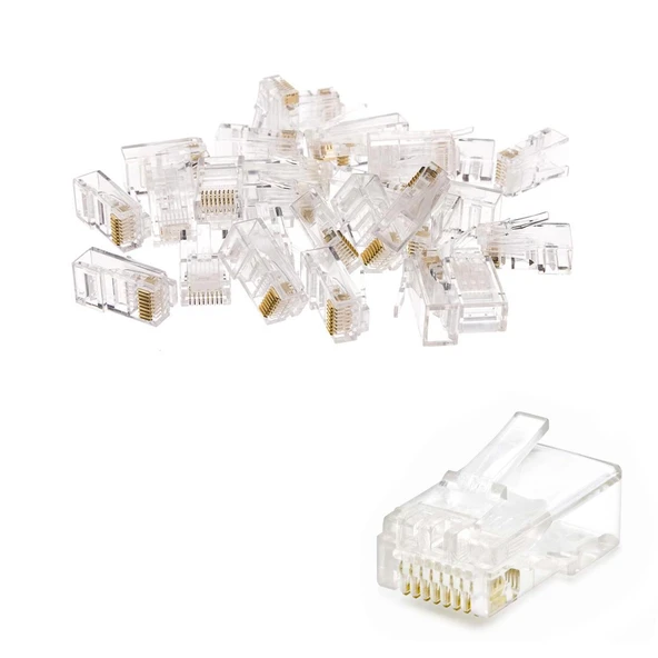 Rj45 Soket Cat6 8P/8C (100 Adet) Plx-10486