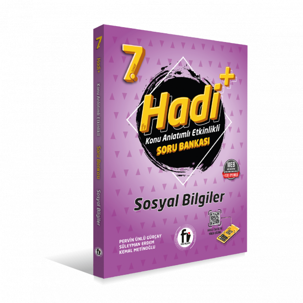 Fİ Yayınları 7. Sınıf Hadi+ Sosyal Bilgiler Soru Bankası