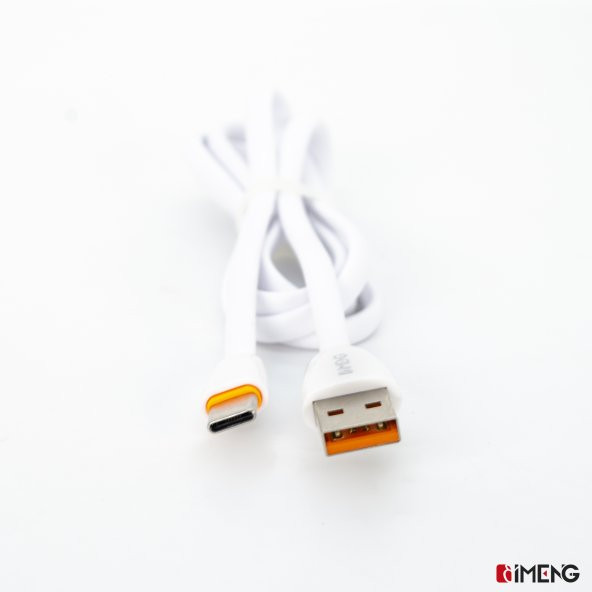 İmeng Xiaomi Poco X3 Gt 3.1A UsbA to Type-C Data ve Hızlı Şarj Kablosu Beyaz - 4
