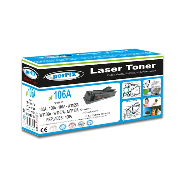 Pfx Pf W1106A-Chipli 106A Toner 1K