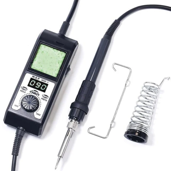 Wep 908D-II LED Isı Ayarlı Ekranlı Dijital Havya İstasyonu - 9