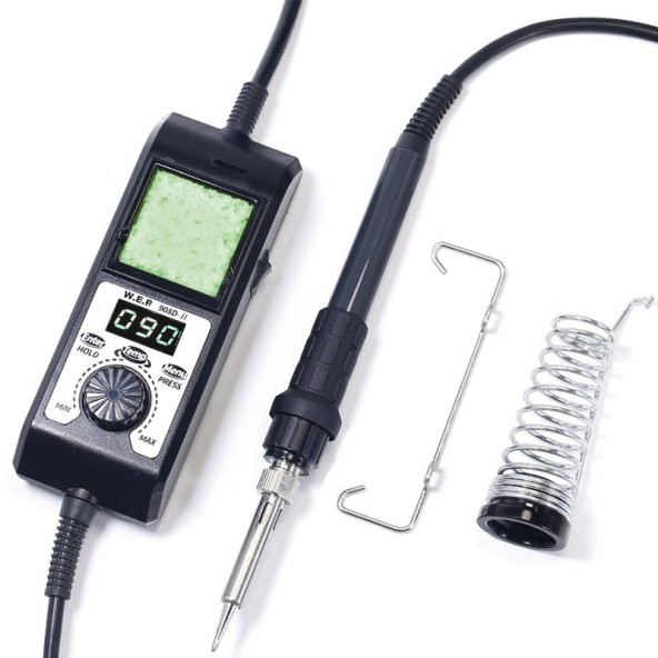 Wep 908D-II LED Isı Ayarlı Ekranlı Dijital Havya İstasyonu - 6