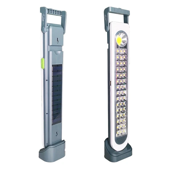 Powermaster Solarlı Ve Şarjlı Işıldak 45 Ledli 45W HEL-6855T - 2