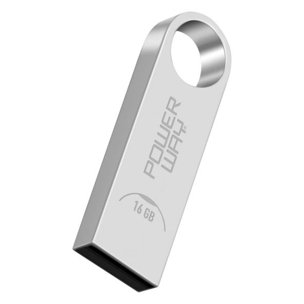 POWERWAY 16 GB METAL USB 2.0 FLASH BELLEK