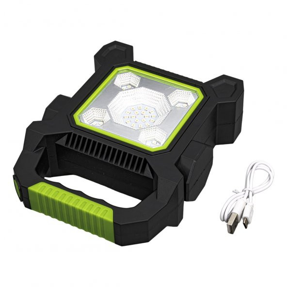 Powermaster JY-258C 3 Kademeli̇ Şarjlı Çok Fonksiyonlu Solar Işıldak - 3