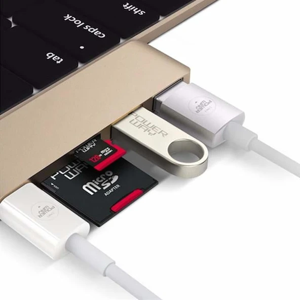 Powerway PW-8GB 8 GB USB 2.0 Mini Metal Flash Bellek - 9