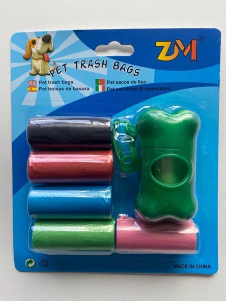 Köpek Kedi Ve Diğer Evcil Hayvanlar İçin Kaka Poşeti Pet Çöp Torbası - 3
