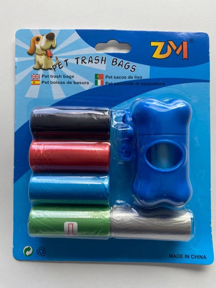 Köpek Kedi Ve Diğer Evcil Hayvanlar İçin Kaka Poşeti Pet Çöp Torbası - 4