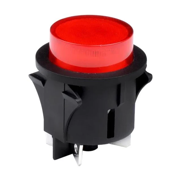 Powermaster IC-180G Anahtar Basmalı 4 Pin Kalıcı Yuvarlak 25 Mm - 7