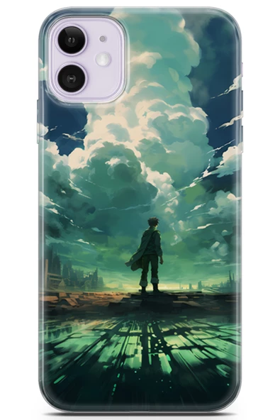 Apple iPhone 11 Kılıf Seri Fresh 9 Yalnızlık Ömür Boyu UV Kılıf