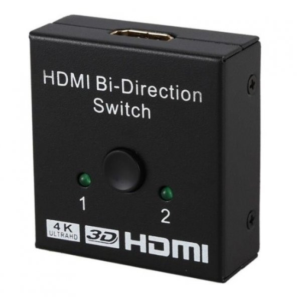 Powermaster PM-19903 Çift Yönlü 2 Port HDMI Splitter Çoklayıcı Birleştirici Switch - 4