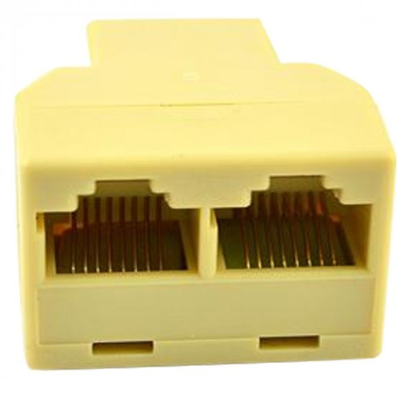 RJ 45 1 Dişi - 2 Dişi Çevirici 8P8C