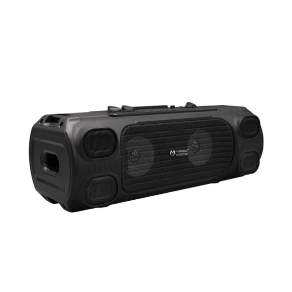 Magicvoice MV-7001 VHF El Mikrofonlu USB-SD-Bluetooth Işıklı 40 W Taşınabilir Şarjlı Seyyar Anfi - 6