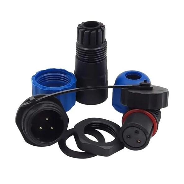 SD13 Tipi Su Geçirmez 3 Pin Konnektör - 9