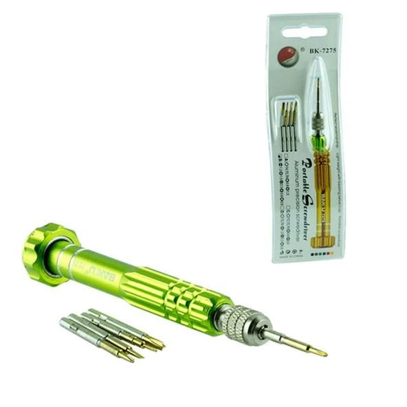 Baku BK-7275 Hassas 5 Uçlu Tornavida Seti - 3