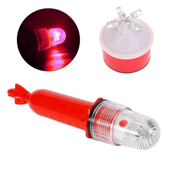 Powermaster PM-19633 Kırmızı Ledli Geceleri Balıkçılar İçin Tespit Feneri - 7