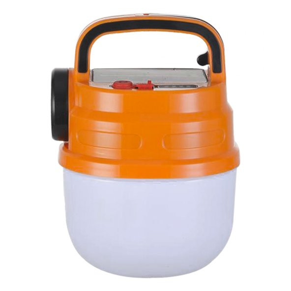 POWERMASTER HB-V70 ÇİFT IŞIKLI  6 MODLU (EL FENERİ+5  KADEME) 50 WATT ŞARJ EDİLEBİLİR KAMP FENERİ - 3