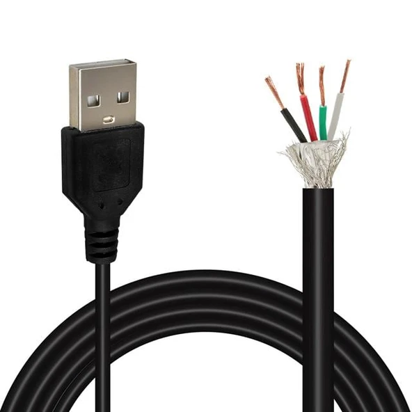 Powermaster Açık Uçlu 1.5 Metre Usb Kablo - 3