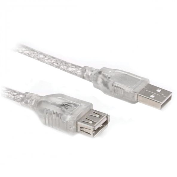 POWERMASTER 3 METRE ŞEFFAF USB UZATMA KABLOSU - 2