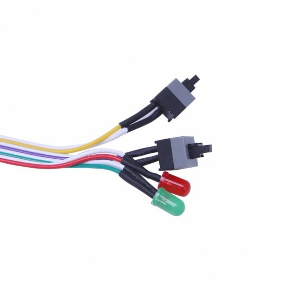 Powermaster PM-14367 Bilgisayar PC Kasa Kablosu 65Cm (Power Led, HDD Led, Reset SW, Power SW) - 2